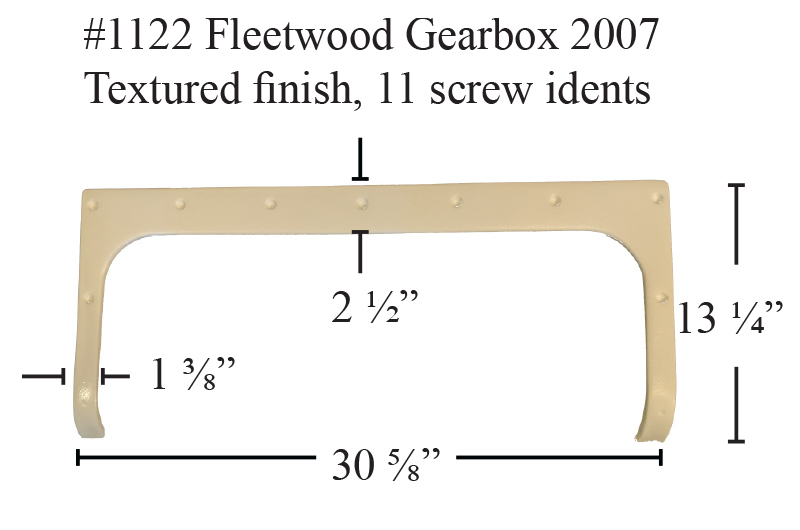 1122 Gearbox RV fiberglass entry door step surround Sierra