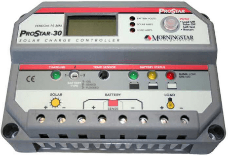 Morningstar ProStar PS-30M 30A, Charge Controller with Display (12/24V
