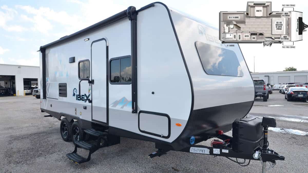 RV review Lightweight 2021 IBEX 20BHS travel trailer RV Travel