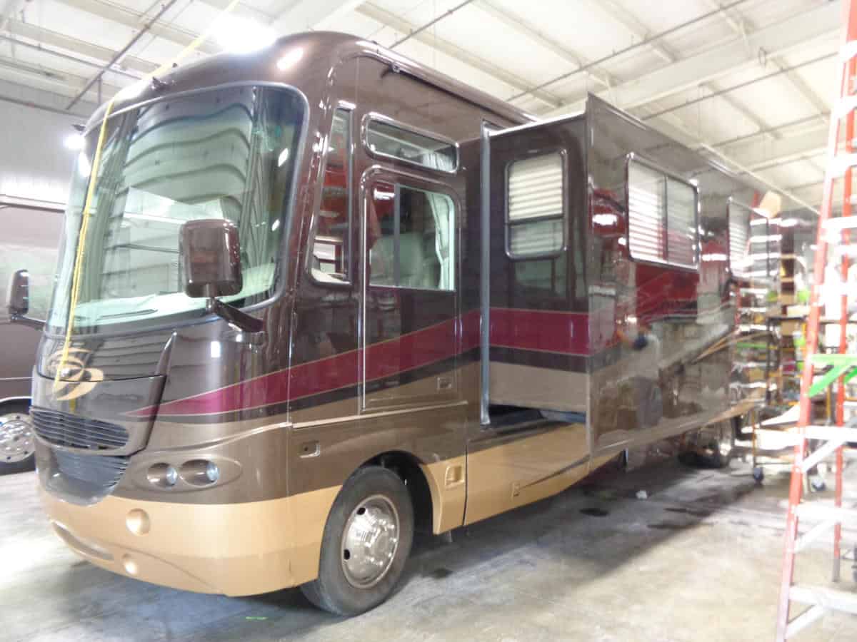 We had our RV custom painted. Here's what the process was like... RV