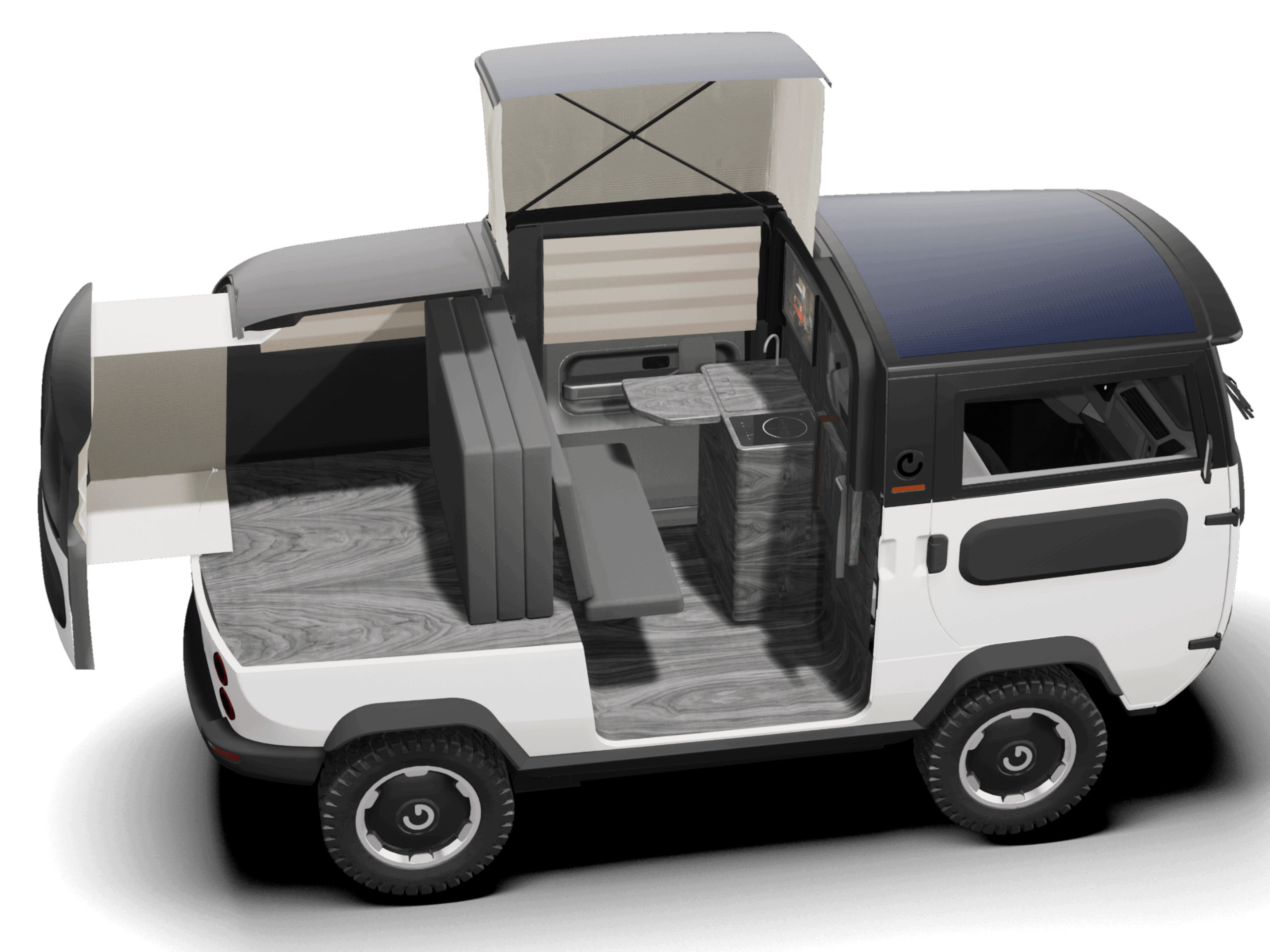 RV Review XBUS Camper is a small, quirky electric vehicle RV Travel