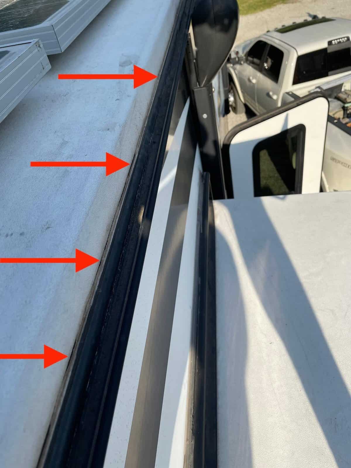Important RV roof side seam maintenance RV Travel