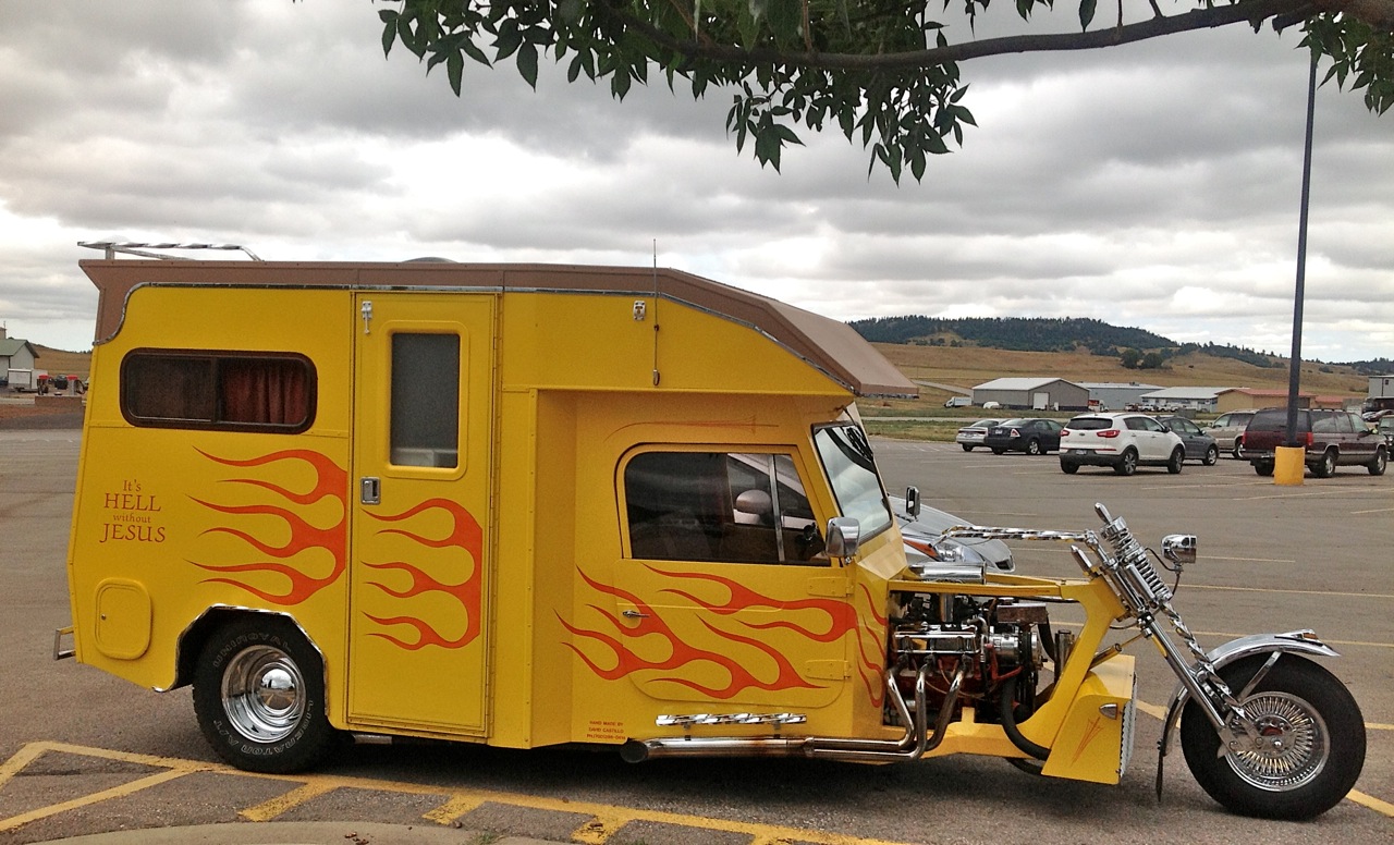 David Castillo's customized 'Alaska Cruiser' motorcycle RV RV Wheel Life