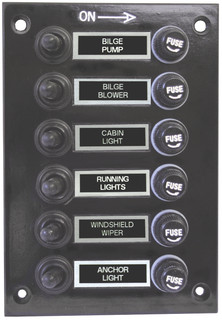 Switch Panel W/Boots 6 Sw | RWB Marine