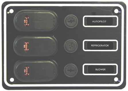 Switch Panel 3 Gang | RWB Marine