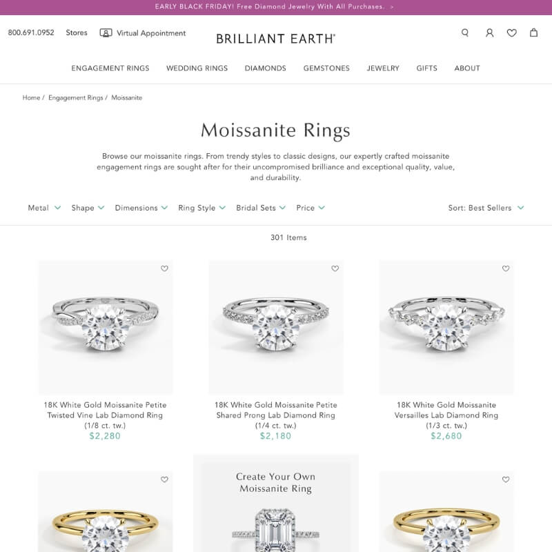 5 Best Places to Buy Moissanite Rings [2024] Ryan Hart