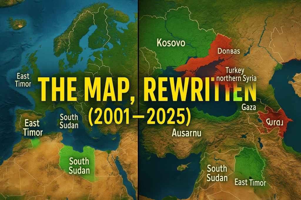 The Map, Rewritten How the World Changed Between 2001 and 2025