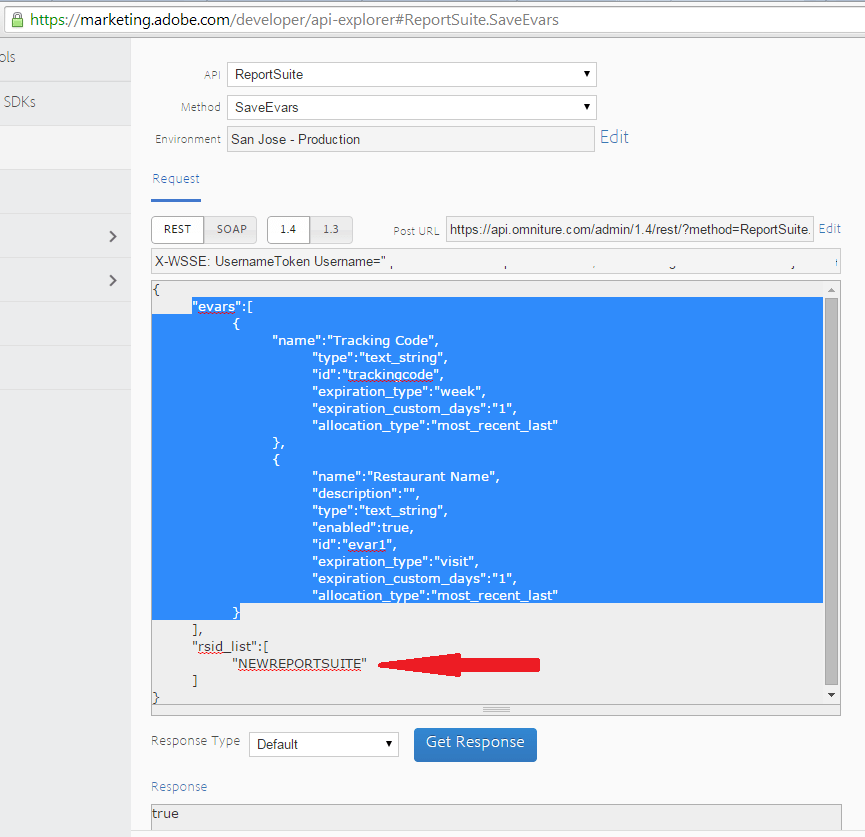 Using the Adobe Analytics API for Report Suite Configuration