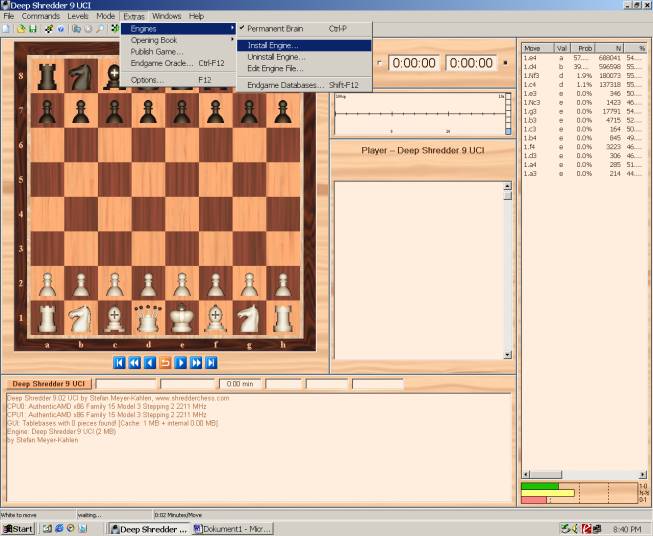 CHESS ENGINE INSTALATION is easy