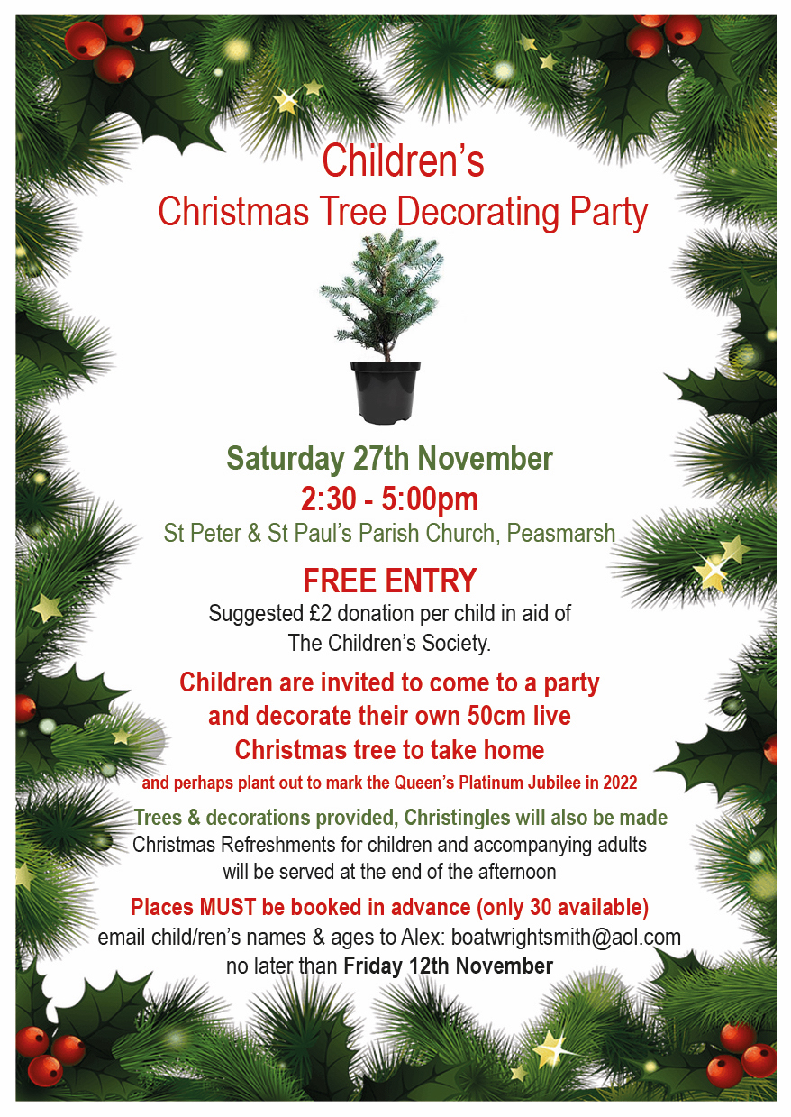 Children’s Live Christmas Tree Decorating Party Rye News