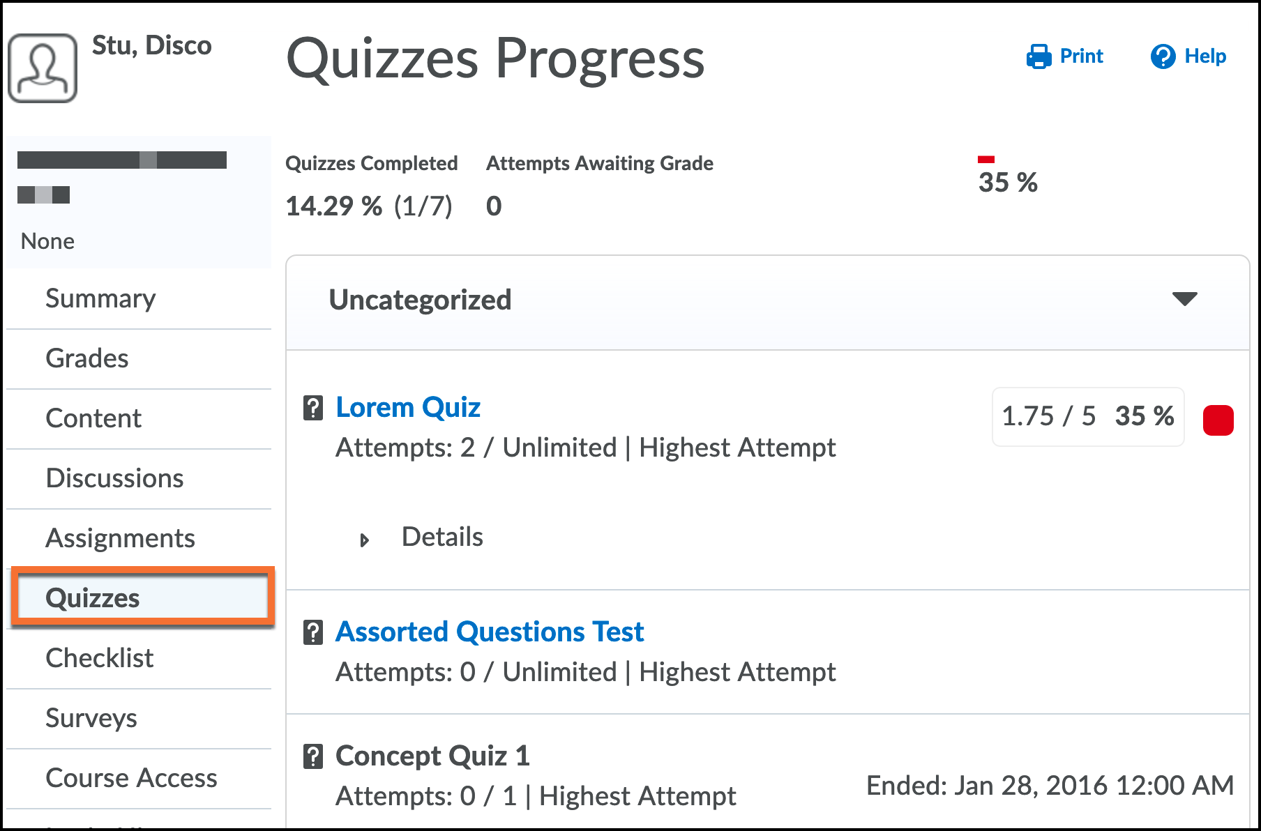 Grades Find your grades, progress and feedback Courses Ryerson