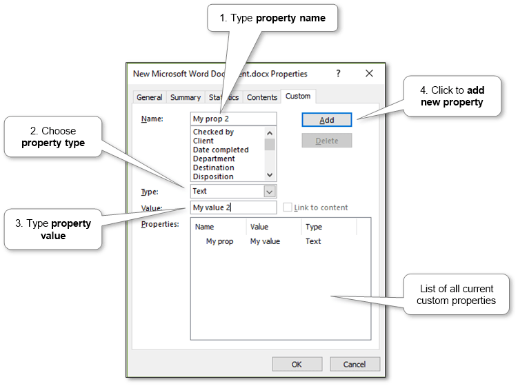 Change document properties word 2007 atlasopa