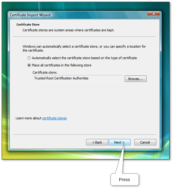 How to Install or Import a Root Certificate in Windows