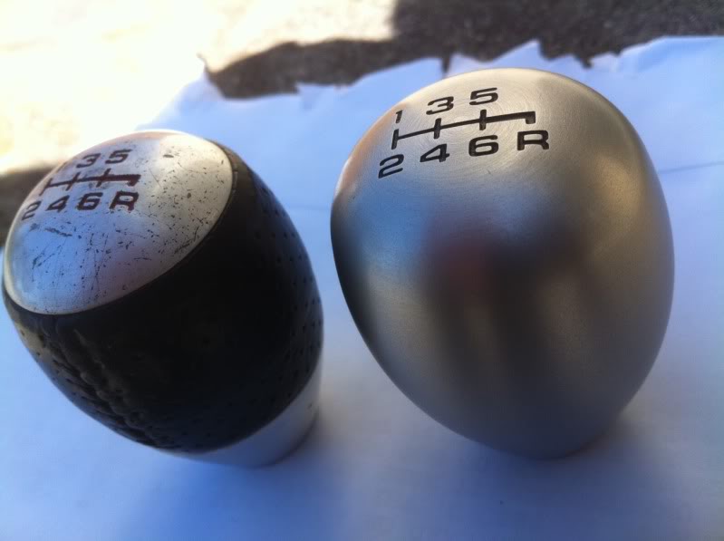 Difference between OEM shift knobs?titanium vs stock S2KI Honda S2000