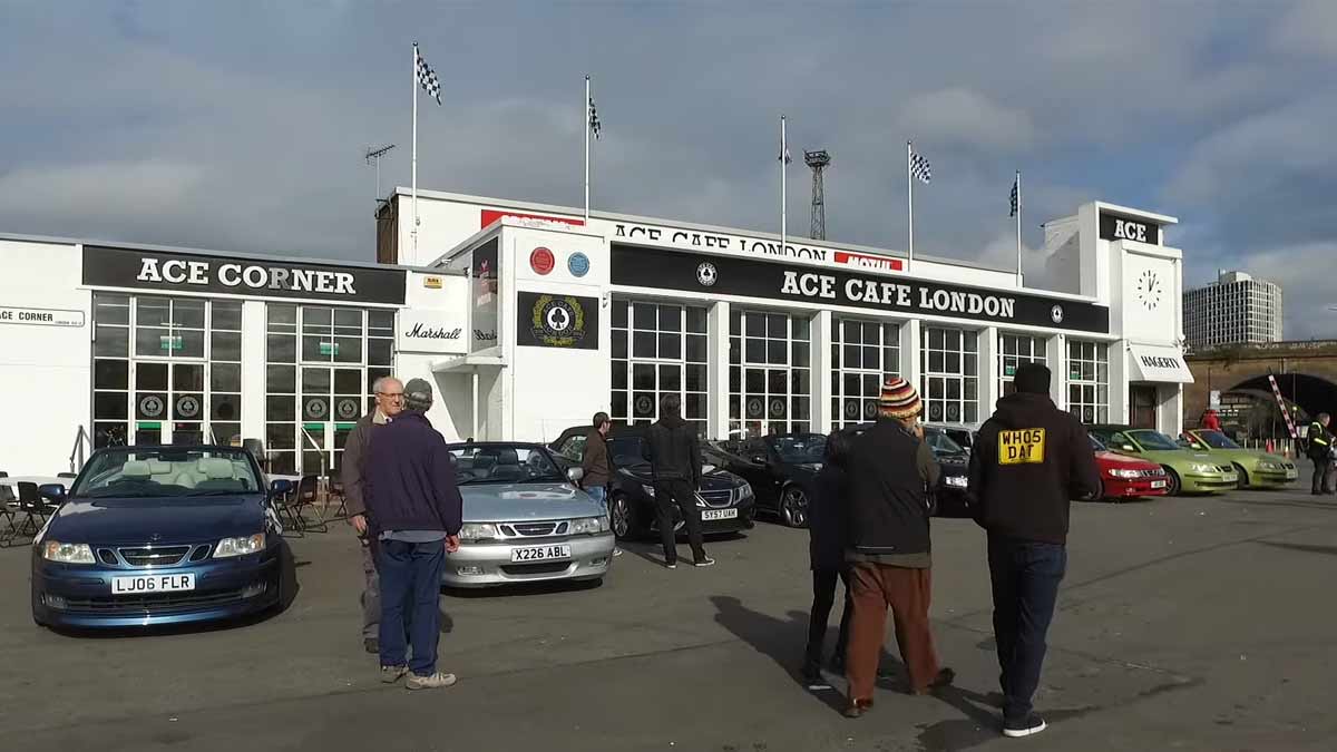 Revving at the Ace Cafe How London’s Saab Community Keeps the Spirit Alive