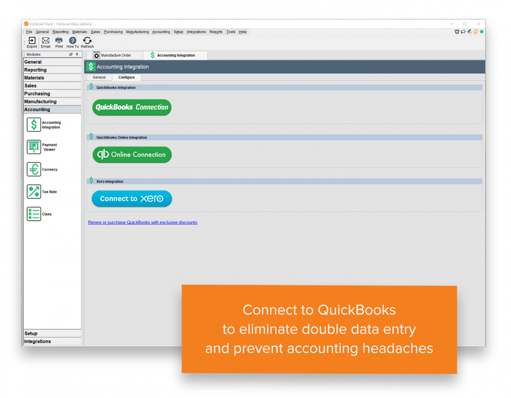 Reliable Fishbowl Inventory Management 1 QuickBooks 2020