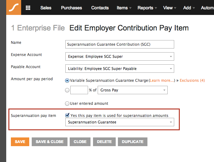 Superannuation Online Accounting