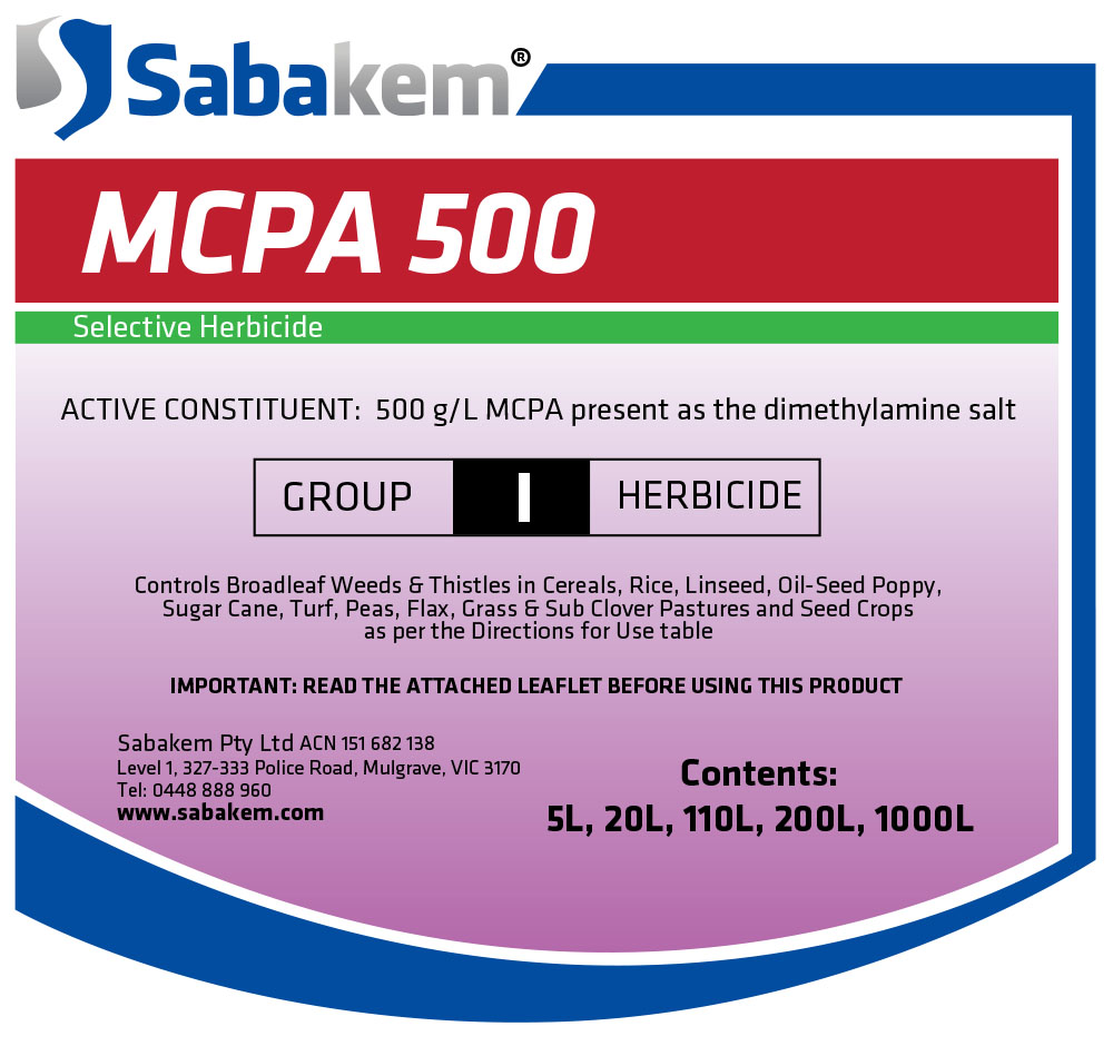 MCPA 500 Sabakem