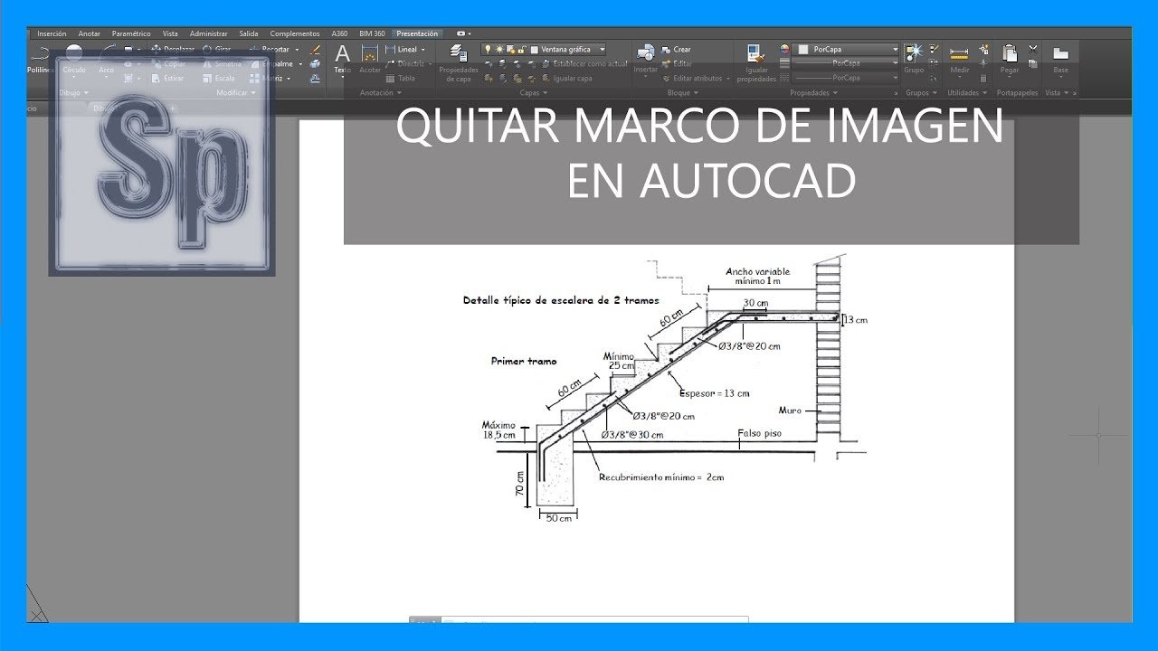 Cómo quitar el marco de una imagen en Autocad Saber Programas