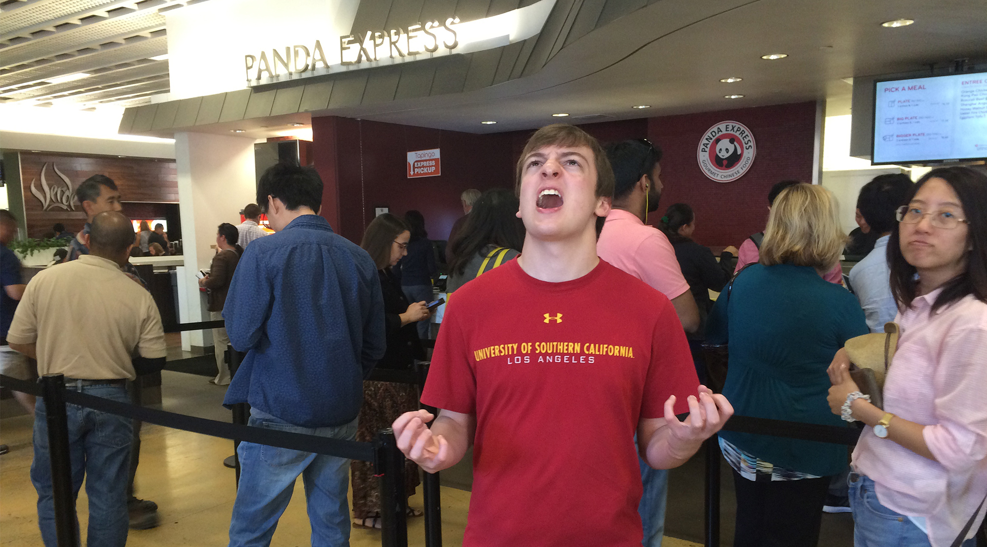 spring break usc 2023 Student Pissed That There's Still A Line for Panda Express During