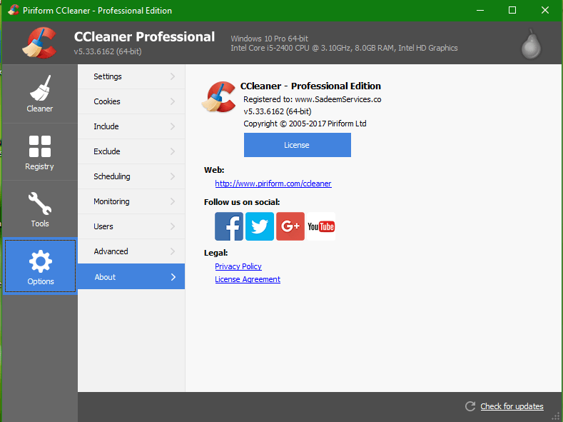CCleaner Professional / Business / Technician v5.42.6499