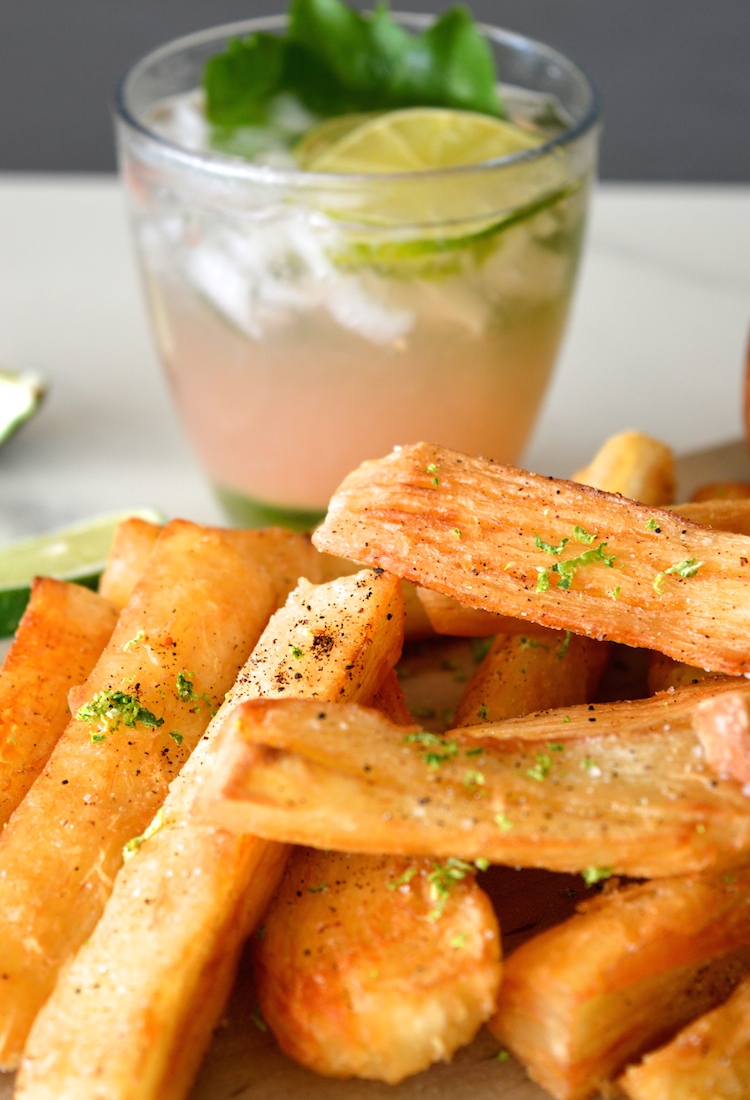 Crispy Yucca Fries With Lime Zest And Mayo