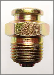 3/8" NPTF Button Head Grease Fitting / Zerk Fitting - SAE Products