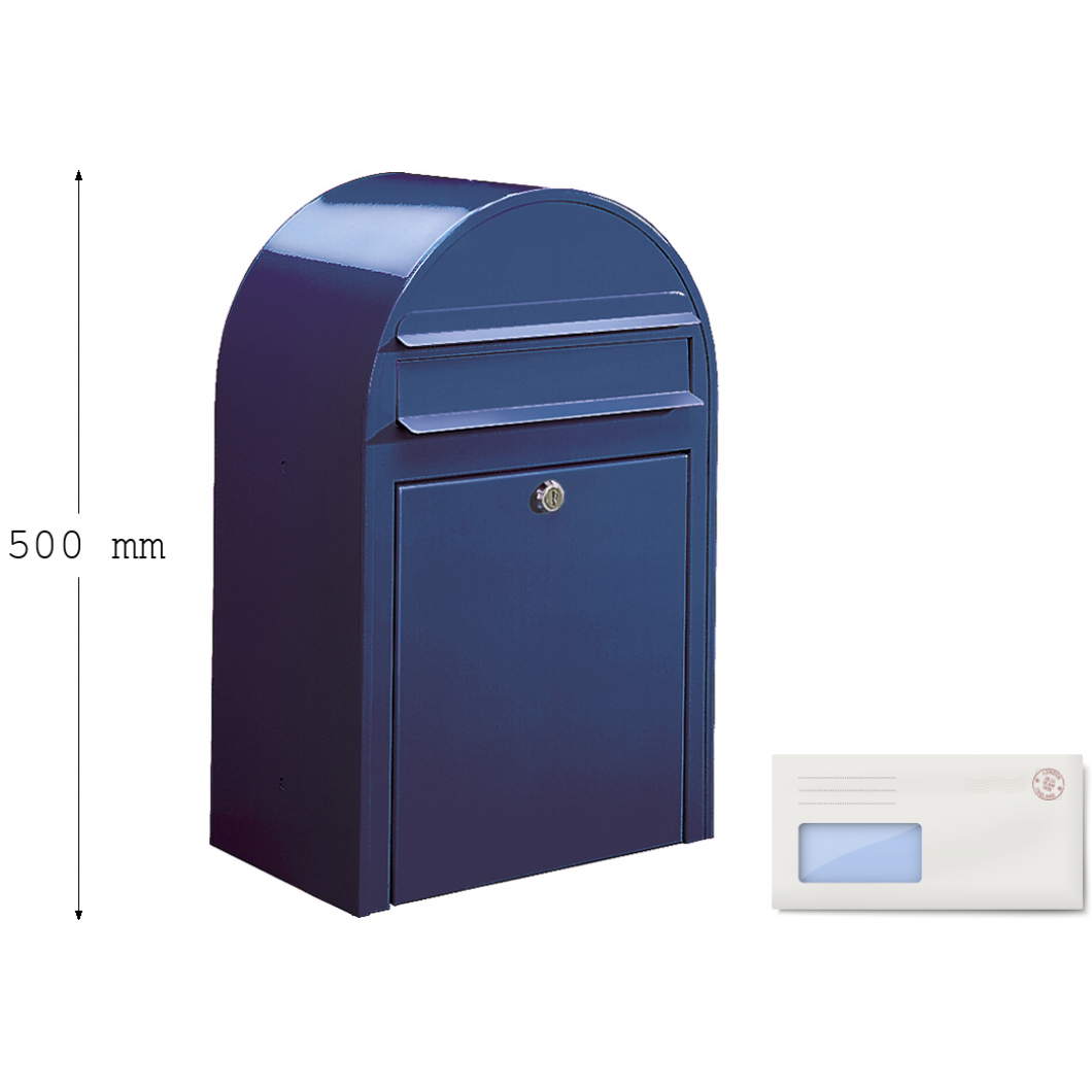 Bobi Classic Blue Letter Box Free UK delivery on Blue Letter Boxes