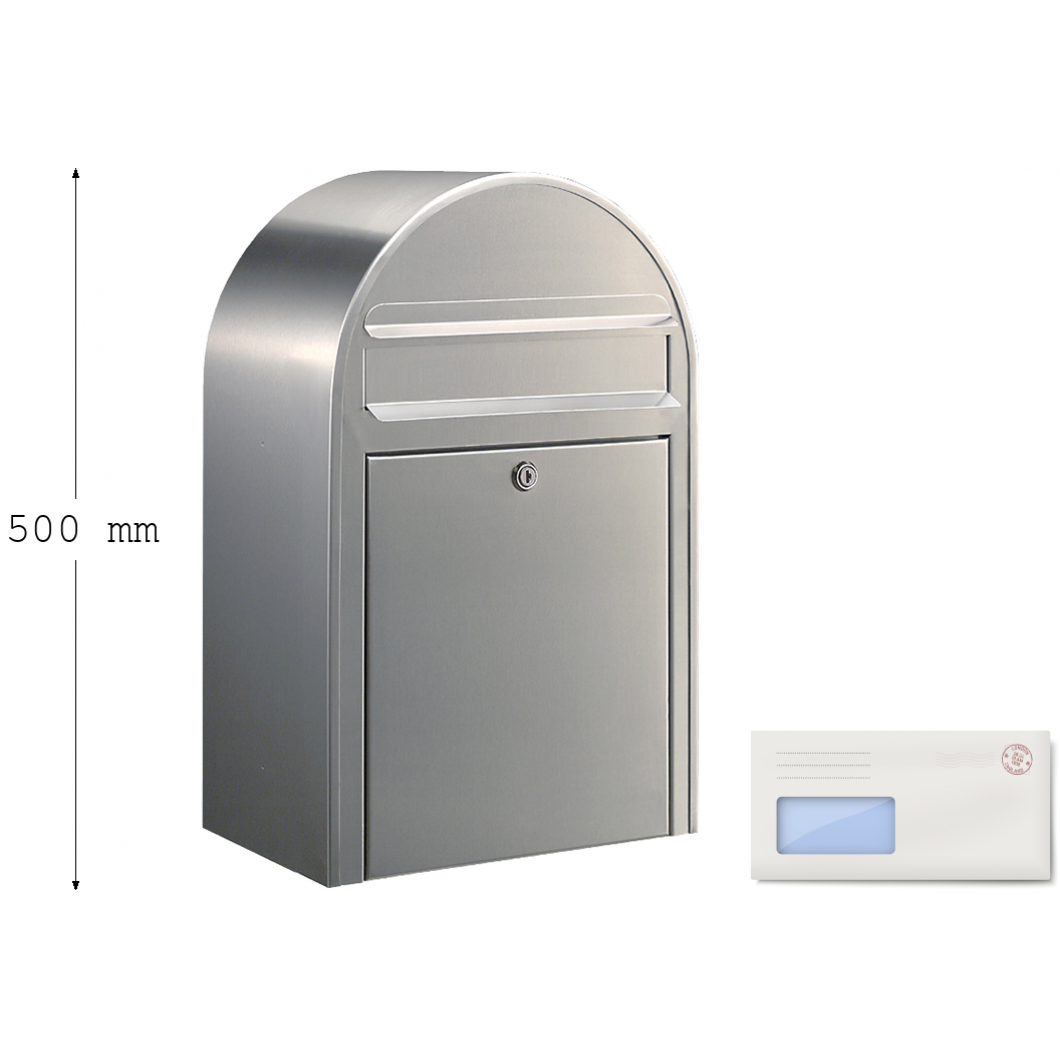 Bobi Classic Stainless Steel Letter Box Free UK delivery on Stainless