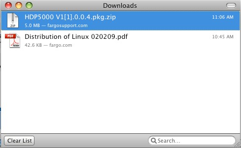 Download the Fargo HDP5000 Driver for Apple OS X Operating Systems