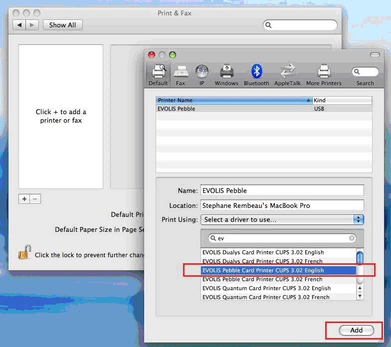Evolis Printer Install an Evolis USB Printer on a Mac TechTips