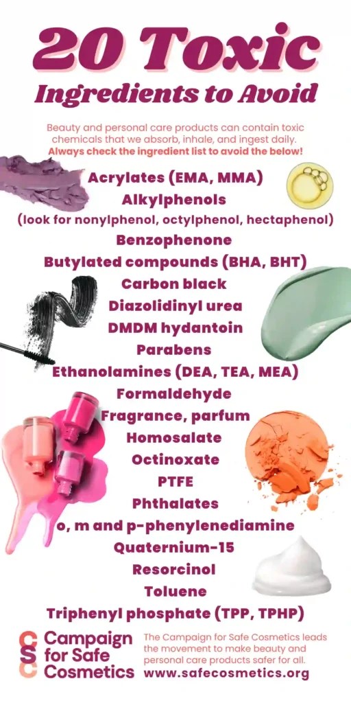 Chemicals to Avoid Shampoo, Conditioner, Creams, Cosmetics