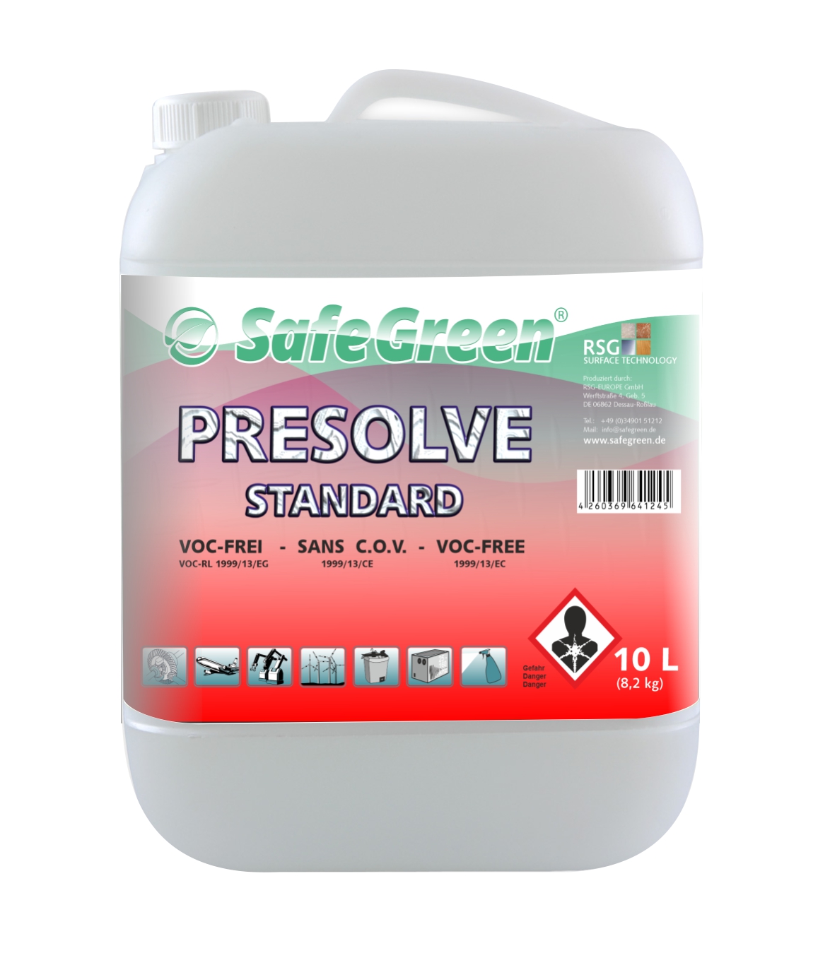 RSG5002 SafeGreen® PRESOLVE STANDARD » Safegreen