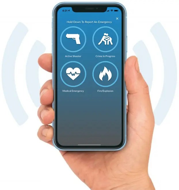 Mobile Panic Button Alert Alyssa's Law Compliant SaferWatch App