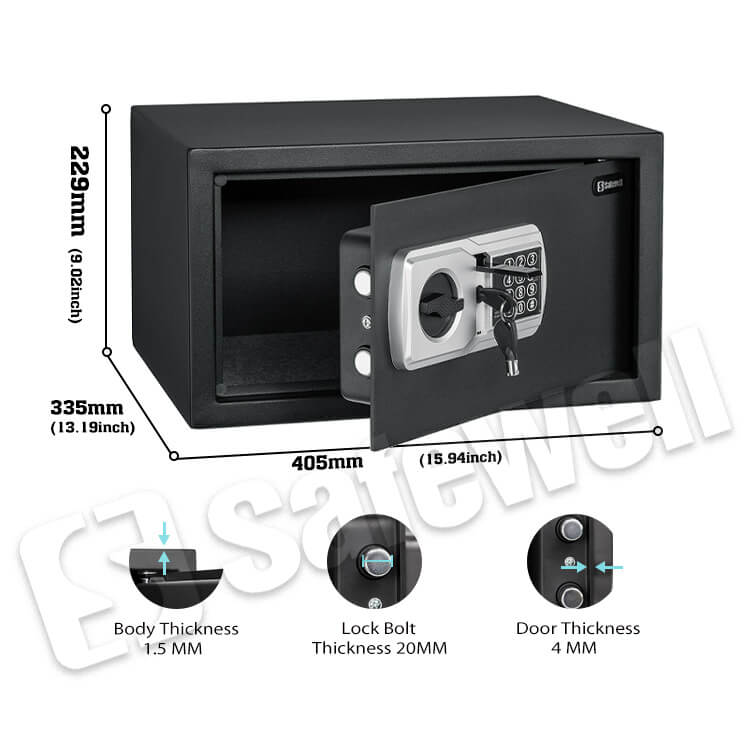 E1900E Series Safewell Caja Fuerte Safe Box Mini Money Small Home Security Electronic Digital