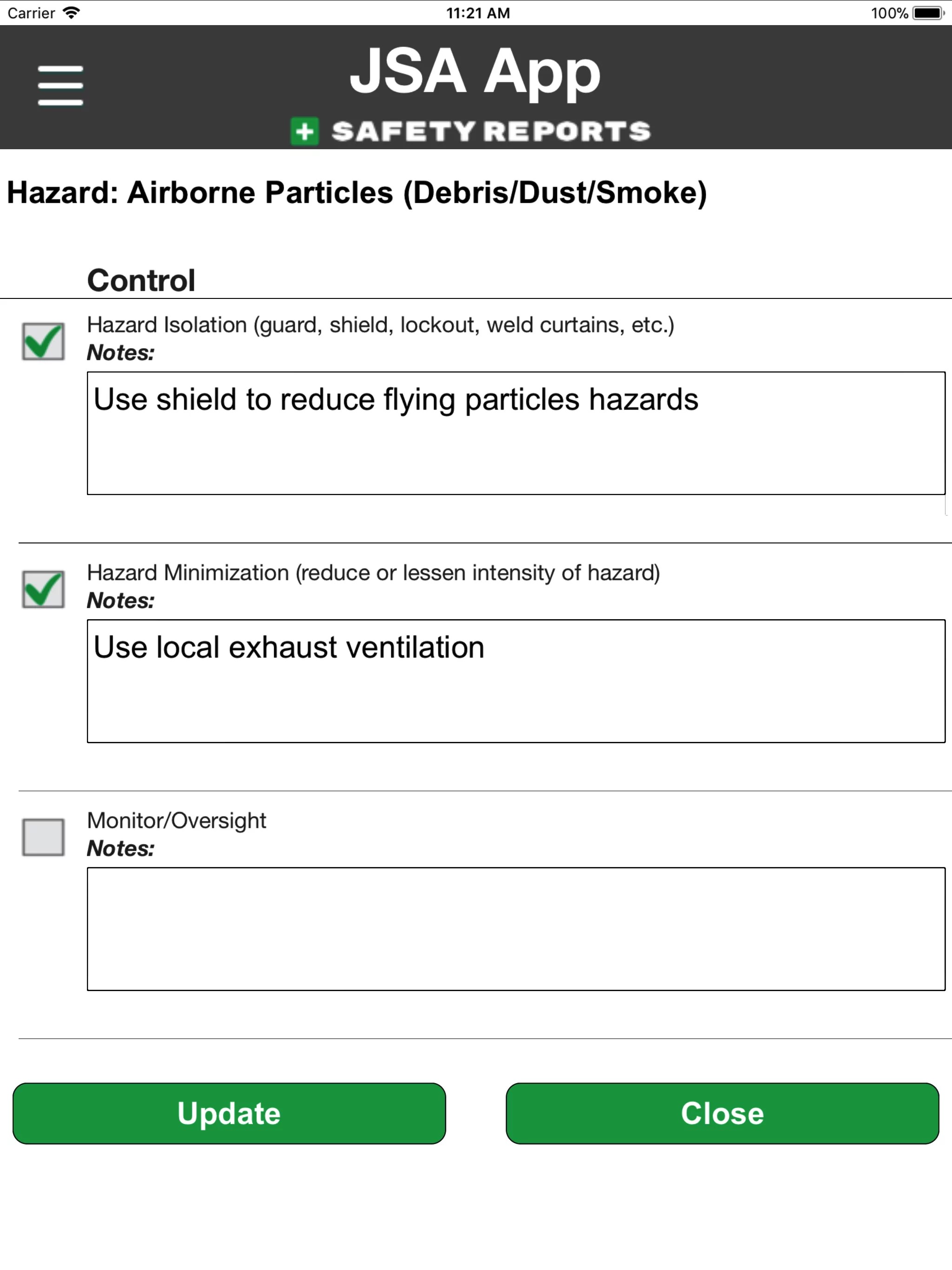 jsa Safety Reports Mobile Safety Solutions