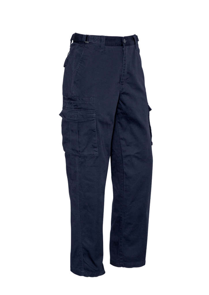 Mens Basic Cargo Pant (Regular) Navy Safety1st