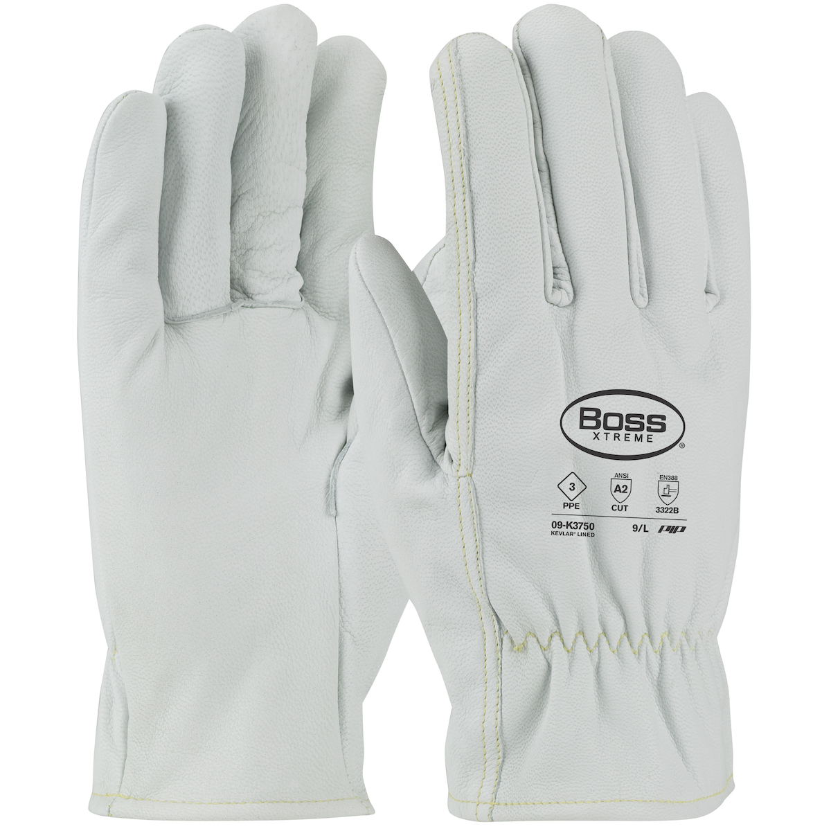 Boss Xtreme AR/FR Leather Drivers Glove with Kevlar Lining Safety Threads