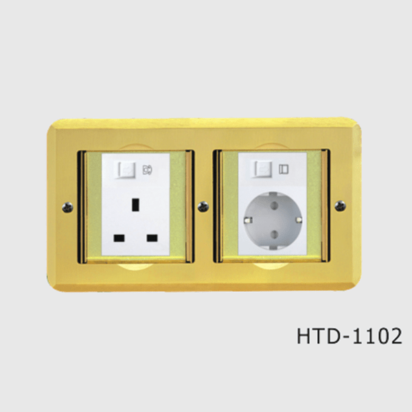 High definition PopUp Power Outlet Socket Safewire HTD1102