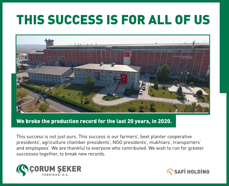We Broken The Production Record Of The Last 20 Years With The Farmer