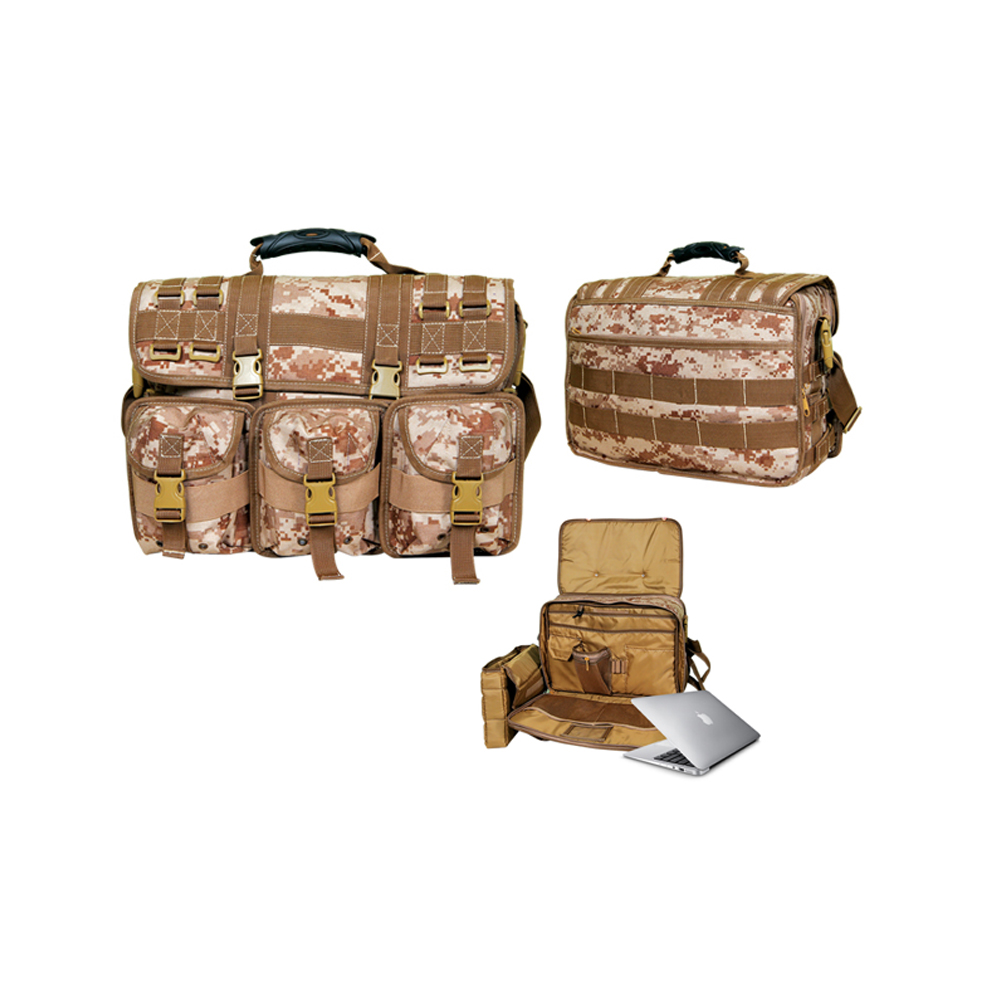 Tactical Laptop bag Water Resistant Cordura Briefcase Bag SAFTA