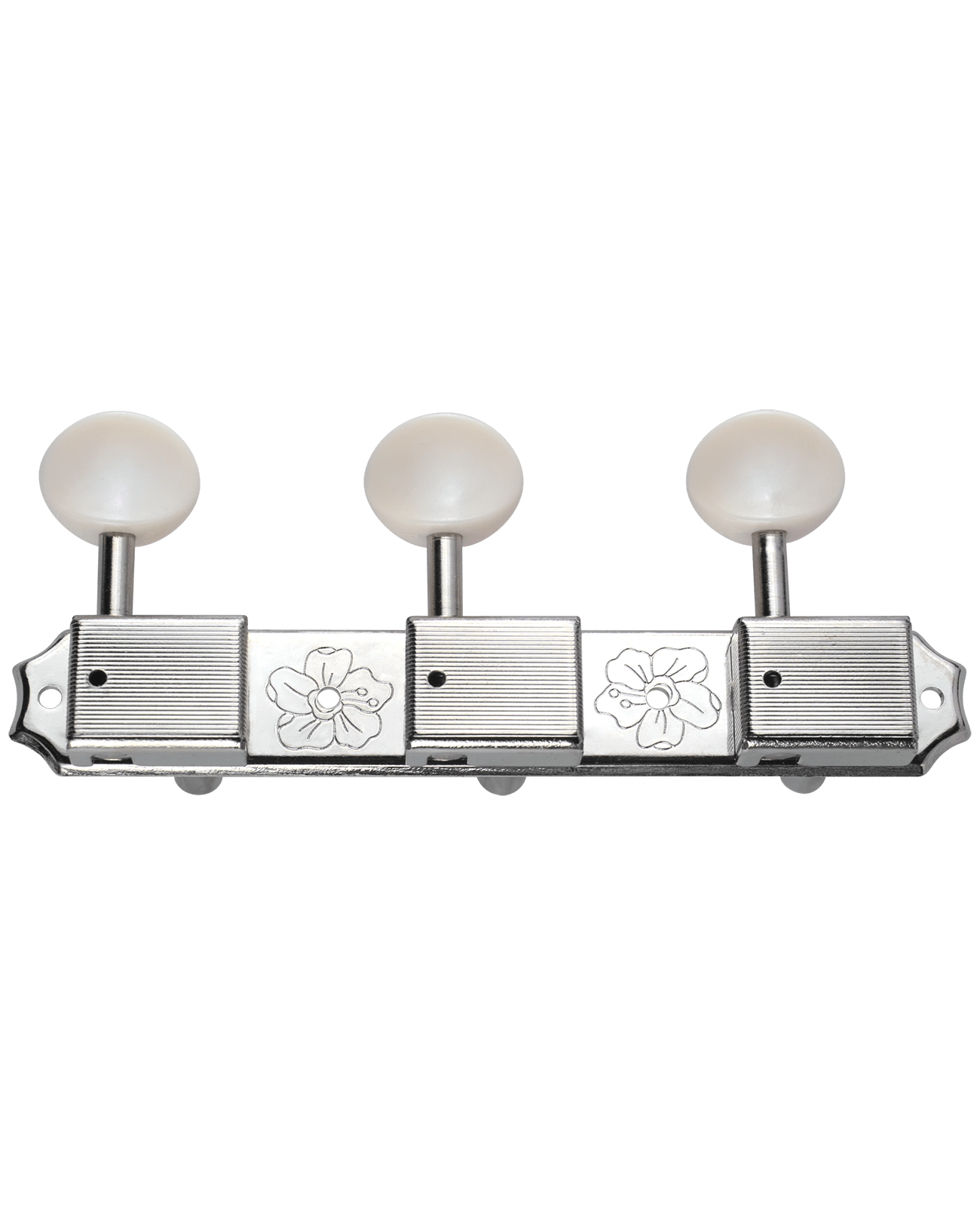 Golden Gate F2853 Vintage Classical Guitar Tuners 2 Planks (3+3) Nickel Saga Music