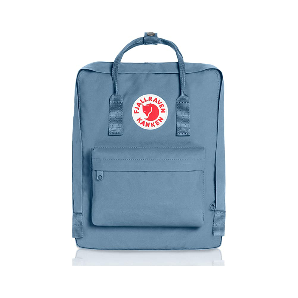Fjallraven Kanken Classic Backpack Blue Ridge Sage Camera