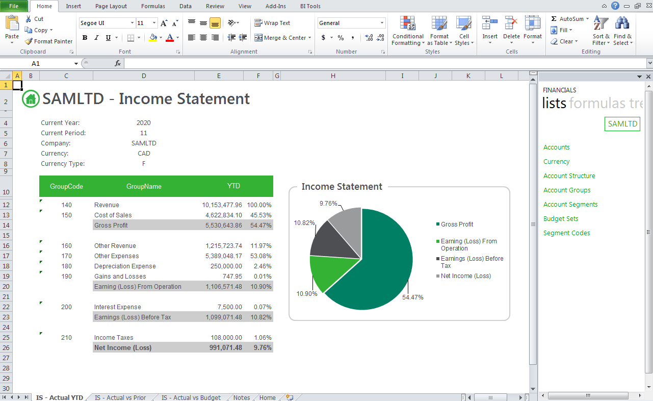 Sage Intelligence Report Designer for MidMarket