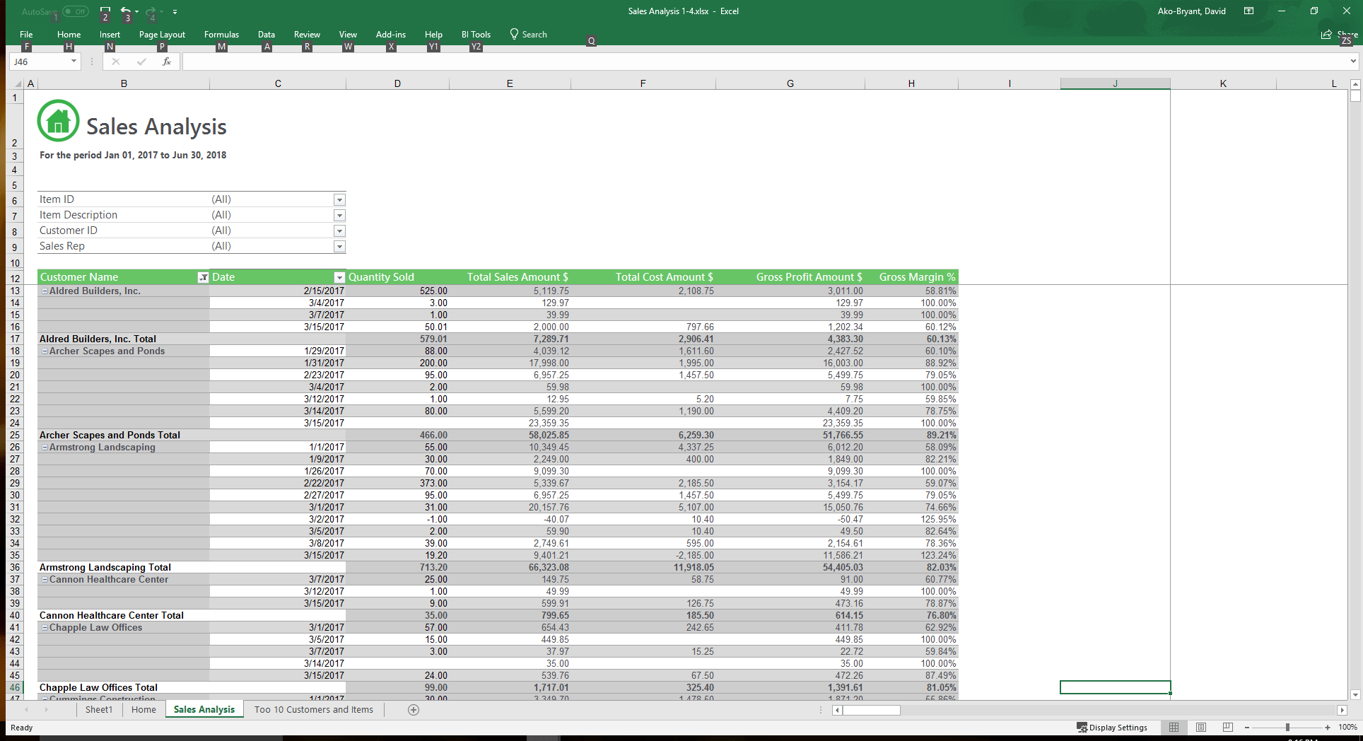 Discover a more detailed analysis of dates using timelines in Excel