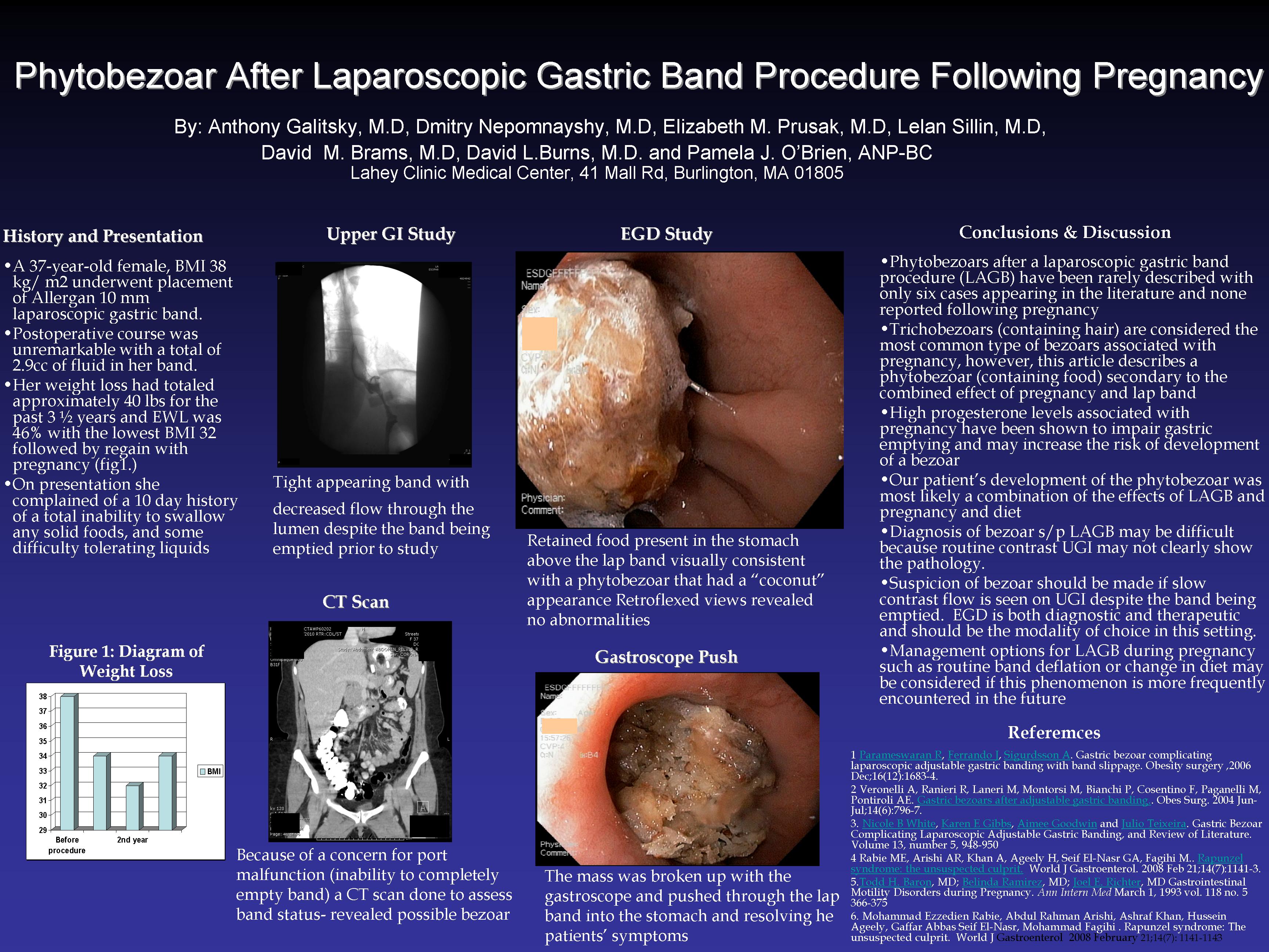 Phytobezoar After Laparoscopic Gastric Band Procedure Following