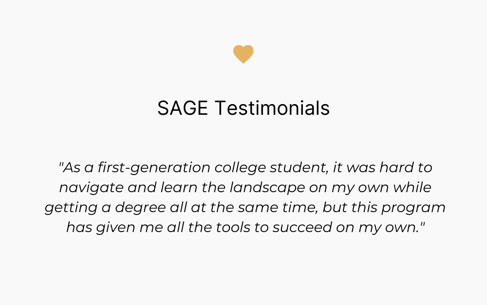 SAGE Scholars Program