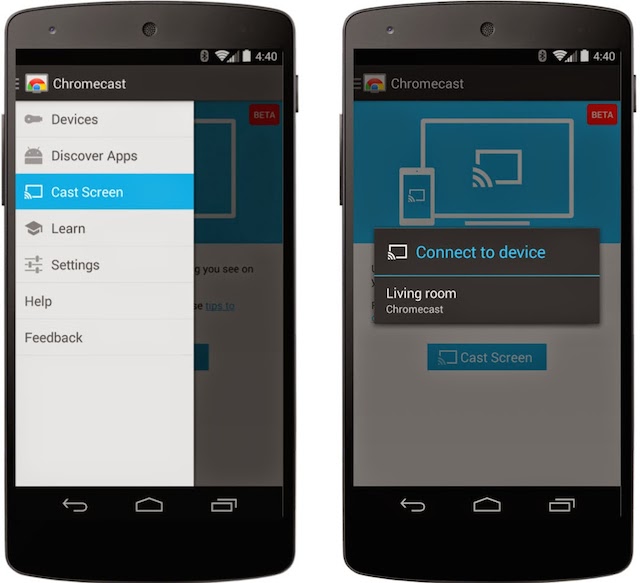 Arriva il mirroring anche su Chromecast con Cast Screen