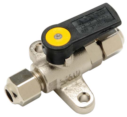 Mini Gas Ball Valve Model 2 Sagiv