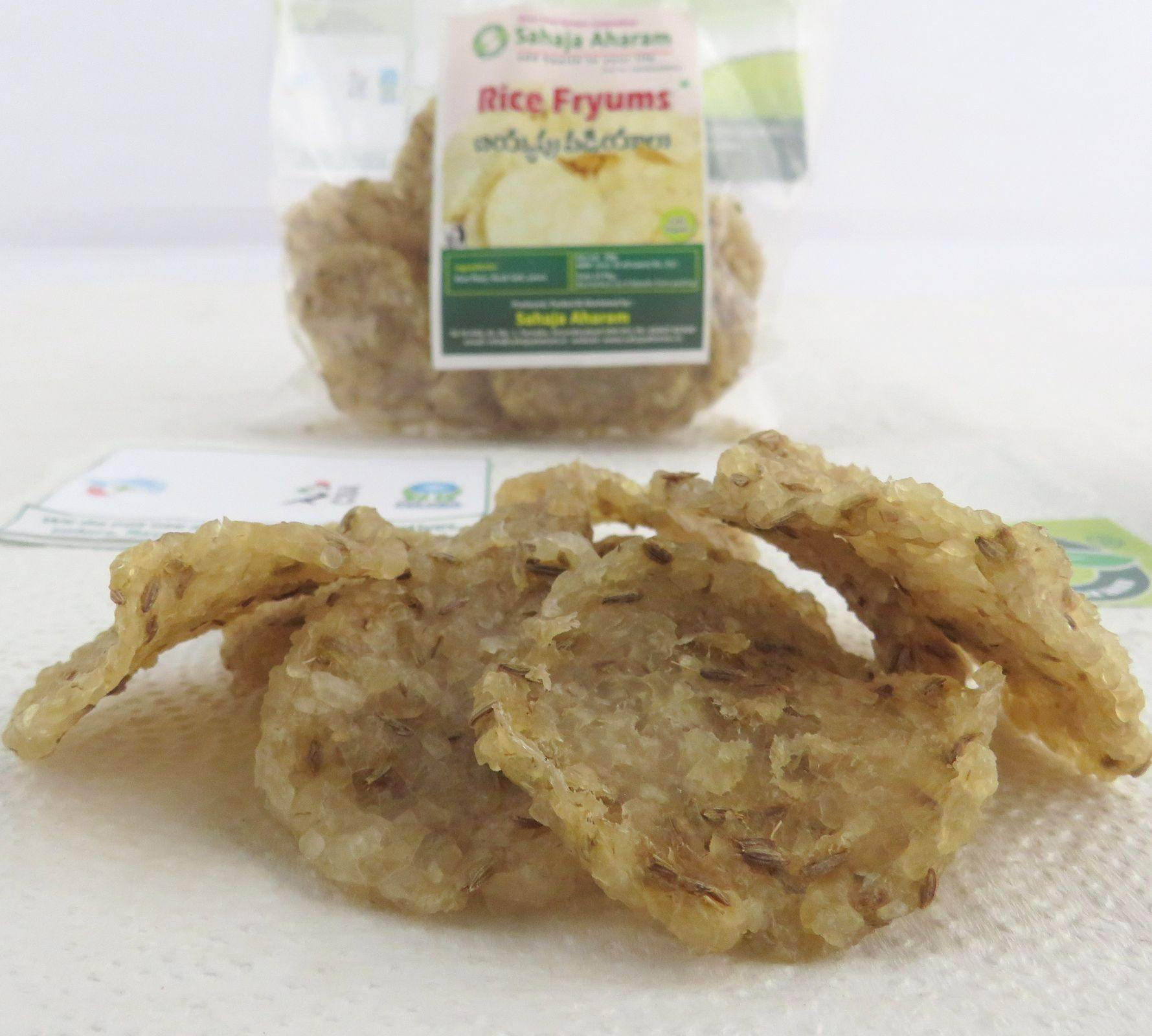 Sahaja Aharam Sahaja Rice Fryums